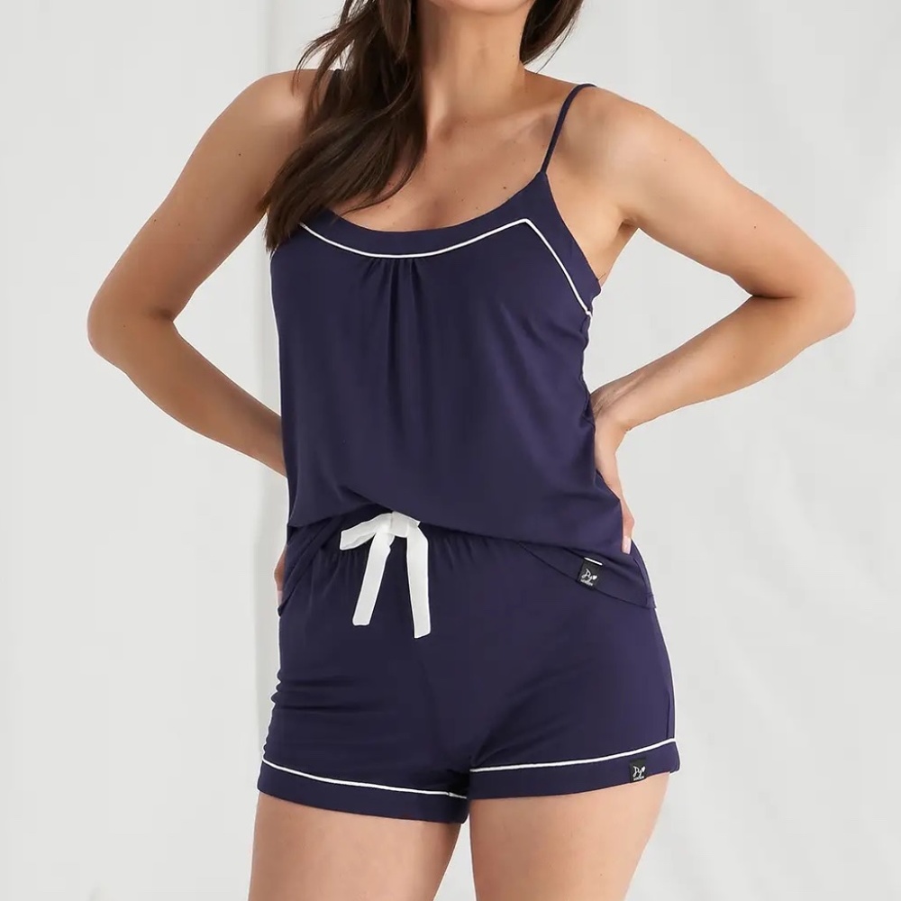 Bamboo Cami and Short Set - Midnight